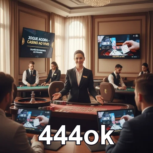 Imagem do cassino VIP e serviços oferecidos pelo 444ok.