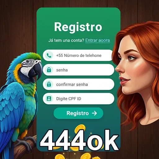 Imagem representando o processo de registro e cadastro VIP no site 444ok.
